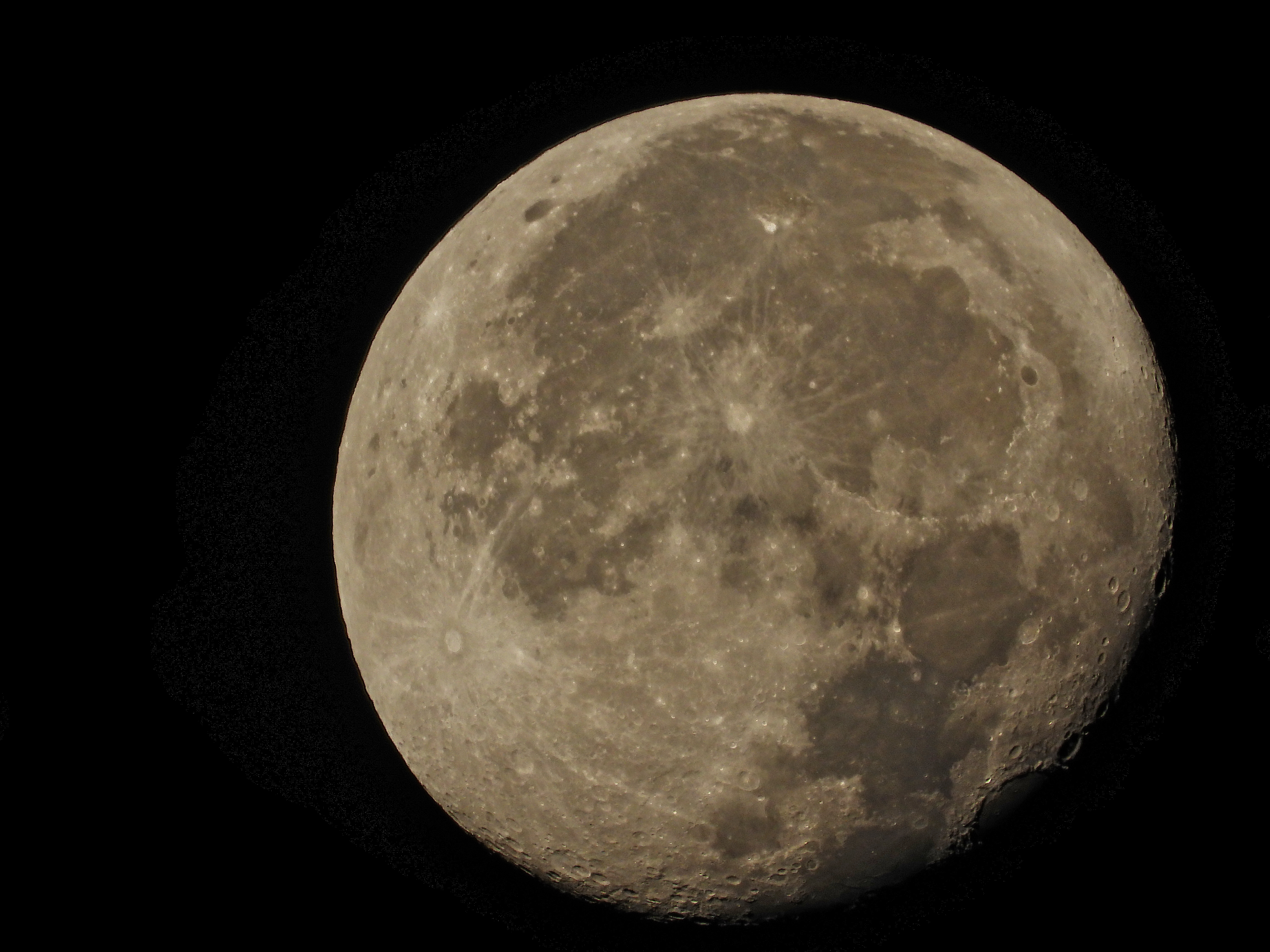Moon at 2500mm zoom