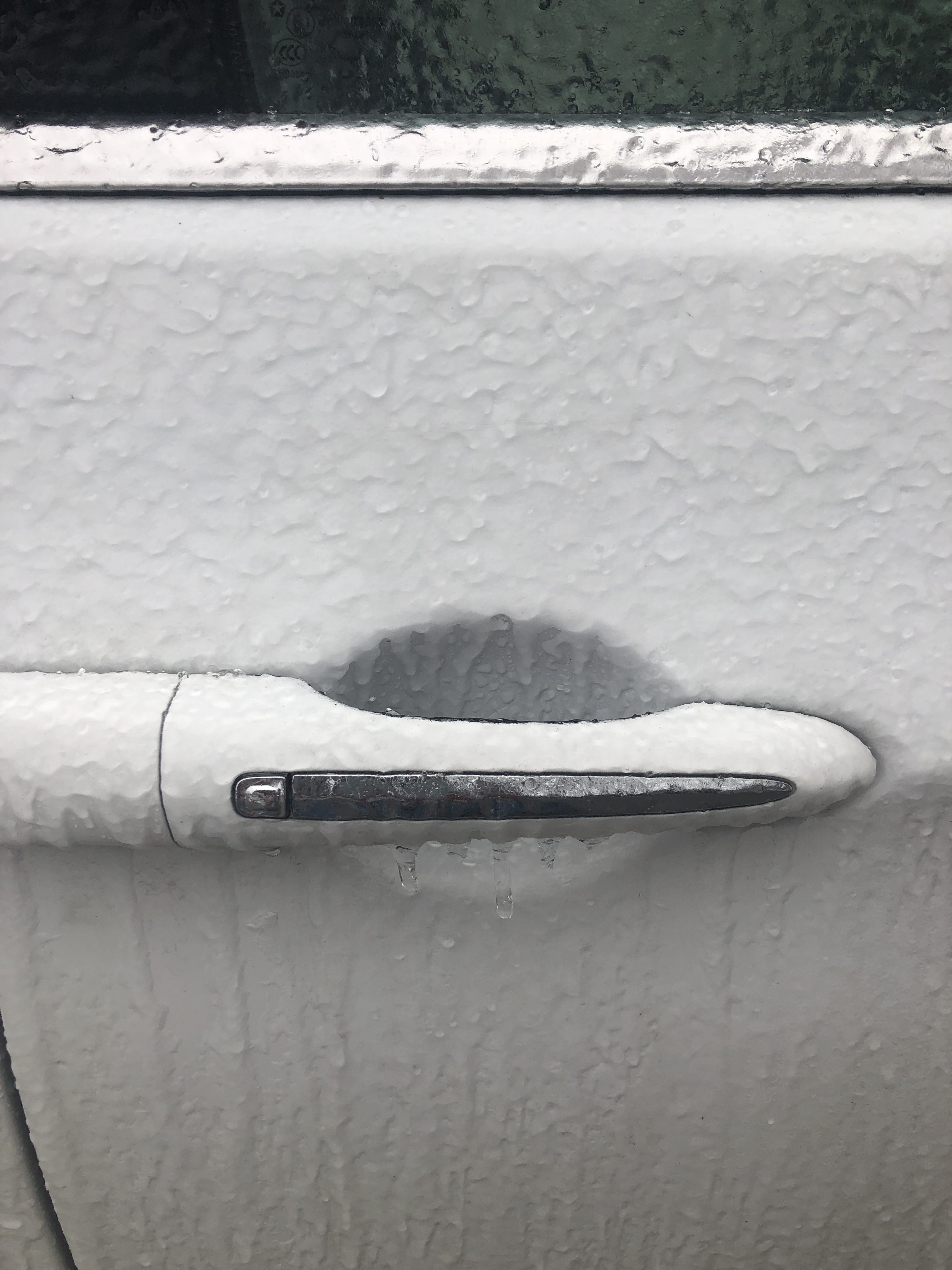 Frozen Door Handle