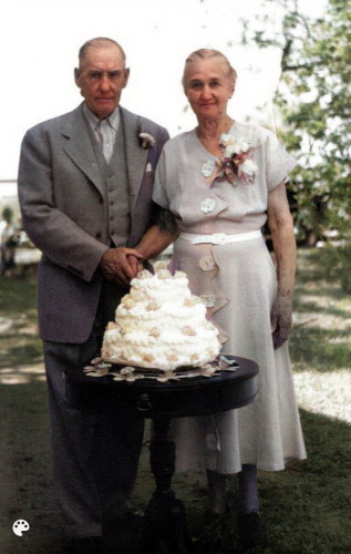 John Clough and Lydia Cory Clough Anniversary